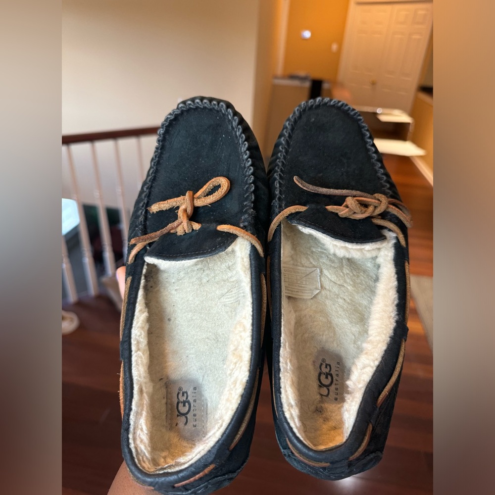 UGG Women’s Black Moccasin Slippers